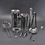 Cocktail Shaker Set Manufacturer - OEM/ODM Custom Cocktail Shaker Set Bartender Kit Boston Shaker Bar Tools Set