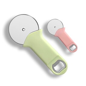 Pizza Cutter Wheel Manufacturer - OEM/ODM Custom Stainless Steel Pizza Cutter Wheel with Beer Opener