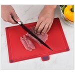 Plastic Chopping Board Set Manufacturer - OEM/ODM Custom Home Kitchen Accessories 4 Pieces Plastic Color Coded Chopping Board