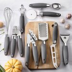 Smart Kitchen Tools Set Factory - OEM/ODM Custom Smart Home Cooking New Kitchen Tools Stainless Steel Rubber Plastic
