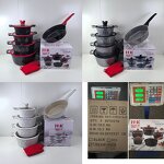 Cookware Set Manufacturer - Household 11pcs 20+24+28+32+28cm Non-Stick With Glove Aluminium Alloy Cooking Pot