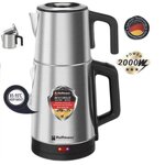Electric Kettle Manufacturer - Stocked Africa 220v 2L+1L Durable Kitchen EU Plug Stainless Steel Inner 2000w
