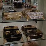 Chaffing Dish Buffet Food Warmer Factory - Custom Logo Household Gold Round 6L Visible Window Home Stainless Steel