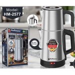 Electric Kettle Factory - Hot Selling Africa 220v 2L+1L Kitchen Utensil EU Plug Stainless Steel Inner 2000w