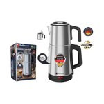 Electric Kettle Manufacturer - Stocked Africa 220v 2L+1L Durable Kitchen EU Plug Stainless Steel Inner 2000w