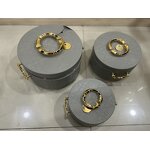 Luxury Gift Set Manufacturer - Home Kitchenware Beautiful 1L+2.5L+4L ABS+Stainless Steel Serving Dishes