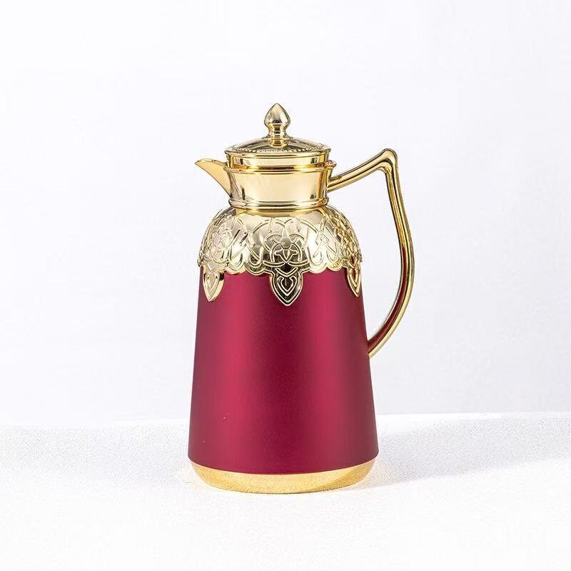 Coffee Dallah and Tea Flask Manufacturer - Ready Ship Stock 0.7L Single Luxury Home Party Vacuum Flask Arabian