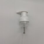 White PP Foamer Pump Factory - OEM/ODM Custom White PP 40mm Smooth Skirt Foamer Dispensing Pump