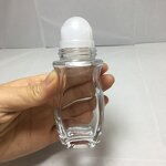 Roller Bottles Empty Deodorant Glass Factory - OEM/ODM Custom 30ml 50ml Roller Bottles Empty Deodorant Glass Roll on Bottle