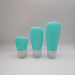 Silicone Empty Soft Tube Manufacturer - OEM/ODM Custom 38-90ml Travel Cosmetic Cream Silicone Tube with Pump