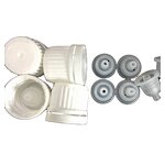 White PP Tamper Evident Dropper Cap Manufacturer - OEM/ODM Custom White PP 18 mm Tamper-evident Dropper Cap with Orifice
