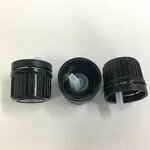 Tamper Evident Dropper Cap Factory - OEM/ODM Custom 18mm Black Tamper Evident Dropper Cap for Essential Oil Aromatherapy