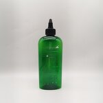 Green Oval PET Bottle Factory - OEM/ODM Custom 200ML Green Oval PET Bottle for Shampoo