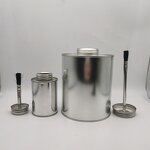 Metal Can with Tin Brush Manufacturer - OEM/ODM Custom 4oz Metal Can with Tin Brush Tin Product