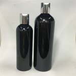 Shampoo Plastic Bottle Factory - OEM/ODM Custom 250ml 500ml Shampoo Plastic Bottle with Silver Disc Top Caps