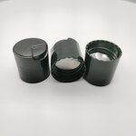 Flip Top Disc Top Cap Factory - OEM/ODM Custom 18-24mm PP Black White Press Cap Flip Top Disc Top Cap Lid