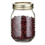 Glass Mason Jar Manufacturer - OEM/ODM Custom 4-32 oz Glass Mason Jar with Metal Canning Lid