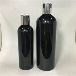 Shampoo Plastic Bottle Factory - OEM/ODM Custom 250ml 500ml Shampoo Plastic Bottle with Silver Disc Top Caps