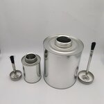 Metal Can with Tin Brush Manufacturer - OEM/ODM Custom 4oz Metal Can with Tin Brush Tin Product