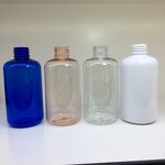 Plastic Bottles Factory - OEM/ODM Custom Amber PET Boston Rounds Plastic Bottles with Lined Aluminum Caps