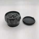 Spice Grinder Caps Manufacturer - OEM/ODM Custom Plastic Caps 38 mm Black Polypropylene Easy Grip Spice Grinder Caps