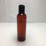 PET Plastic Bottle Manufacturer - OEM/ODM Custom 120ml PET Plastic Bottle Amber with Black Disc Pump Top Caps