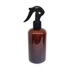 Hair Oil PET Bottles Factory - OEM/ODM Custom 16oz 500ml Amber Hair Oil Conditioner Pet Bottles with Trigger Sprayers