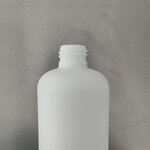 Shampoo Bottle Manufacturer - OEM/ODM Custom 250ml Boston Round Shape Soft Touch HDPE Empty Shampoo Pump Bottle