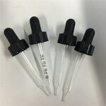 Glass Dropper with White Frosted Rubber Manufacturer - OEM/ODM Custom 20-400 Neck Finish Glass Dropper with White Frosted Rubber