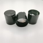 White PP Disc-top Lid Manufacturer - OEM/ODM Custom White PP 28-410 Smooth Skirt Disc-top Lid with HIS Liner