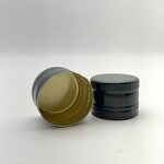 Metal Bottle Caps Manufacturer - OEM/ODM Custom High Quality Metal Bottle Caps Round Aluminum Plastic ROPP Cap
