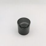 PP Disc Top Cap Manufacturer - OEM/ODM Custom Natural-colored PP 24-410 Smooth Skirt Disc Top Cap with HIS Liner