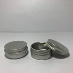 Gold Cosmetic Aluminum Jar Manufacturer - OEM/ODM Custom 60g Skin Care Cream in Gold Cosmetic Aluminum Jar with Lid