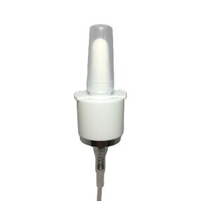 Aluminium Metal Nasal Sprayer Manufacturer - OEM/ODM Custom 20-410 Aluminium Metal Silver Crimp Nasal Sprayer 10ml