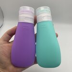 Silicone Travel Container Bottles Factory - OEM/ODM Custom 2oz Squeezable Silicone Travel Container Bottles Set