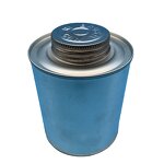 Metal Round Can with Tin Cap Manufacturer - OEM/ODM Custom 32oz Screw Metal Round Can with Tin Cap with Brush