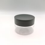 Straight PET Jar Manufacturer - OEM/ODM Custom 2oz 53mm Straight PET Jar 60ml with Child Proof Cap
