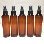 PET Plastic Bottle Manufacturer - OEM/ODM Custom 120ml PET Plastic Bottle Amber with Black Disc Pump Top Caps