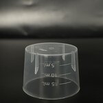 Plastic PP Measuring Cup Factory - OEM/ODM Custom 15ml 1/2oz Plastic PP Measuring Cup with Measuring Scale