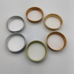 Silver Cap Lid Manufacturer - OEM/ODM Custom Silver Cap Lid Gpi 33/400 Aluminum-plastic Liquor Bottle Cap for Vodka