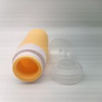 Silicone Shampoo Bottles Manufacturer - OEM/ODM Custom 90ml Silicone Squeezable Shampoo Bottles Travel Friendly Leakproof