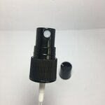 Ribbed Black Fine Mist Sprayer Factory - OEM/ODM Custom 18-410 Ribbed Black Fine Mist Sprayer with Cap for Perfume
