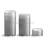 Plastic Tubes Manufacturer - OEM/ODM Custom 2.65 oz White Polypropylene Deodorant Tubes with Flat White Lid
