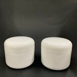 White Double Wall PP Jar Manufacturer - OEM/ODM Custom 120g White Double Wall PP Jar with Plastic Dome Unlined Cap
