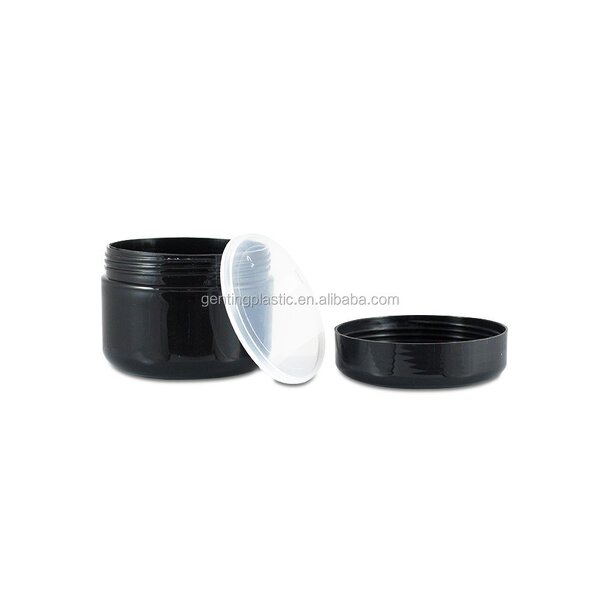 Black Jar Lotion Container Manufacturer - OEM/ODM Custom Black 2 oz Jar Lotion Container BPA Free with Dome Lids