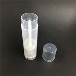 Clear Plastic Lip Balm Tube Manufacturer - OEM/ODM Custom 15g Clear Plastic Lip Balm Tube Empty Cosmetic Container