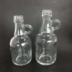 Mini Clear Wine Glass Bottle Manufacturer - OEM/ODM Custom 36ml 55ml Mini Clear Wine Glass Bottle with Small Ear Handle