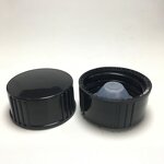 Black PP Cap for Boston Glass Bottle Factory - OEM/ODM Custom 18-28mm Black PP Cap for Boston Glass Bottle Cone Lined Cap