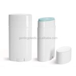 Plastic Deodorant Tubes Manufacturer - OEM/ODM Custom 50g Plastic Deodorant Tubes with Dome Lid Lipstick Containers
