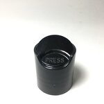 Flip Top Disc Top Cap Factory - OEM/ODM Custom 18-24mm PP Black White Press Cap Flip Top Disc Top Cap Lid